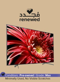 Buy Renewed - 4K Ultra HD High Dynamic Range HDR Smart TV (Google TV) KD-65X80K Black in UAE