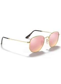 Buy Hexagonal Flat Lenses Sunglasses-Lens Size-51Mm in Saudi Arabia