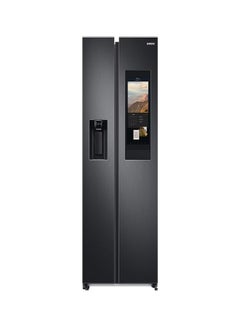 اشتري 591L Side By Side With Family Hub Refrigerator RS6HA8891B1/AE Black في الامارات