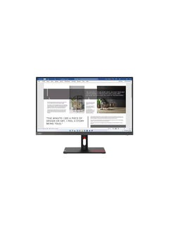 اشتري شاشة ThinkVision S27i-30 مقاس 27 بوصة FHD 1920 x 1080، لوحة IPS، موصلات الإدخال - VGA + HDMI 1.4، الكابلات متضمنة - HDMI أسود في السعودية