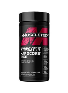 Buy MuscleTech Hydroxycut Hardcore Elite 110 Rapid Release thermo caps in UAE