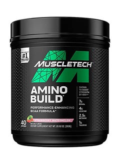 Buy MuscleTech Amino Build 40 servings Strawberry Watermelon US (RB) in UAE