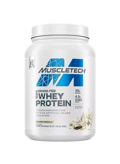 اشتري MuscleTech Grass Fed 100% Whey Protein Deluxe Vanilla 1.8lbs US (RB) في السعودية