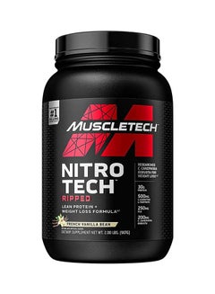 اشتري MuscleTech Nitro Tech Ripped French Vanilla Bean 2lbs US (RB) في الامارات