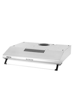 Buy 60 CM Slim Hood With Charcoal Filter/ Chimney With 200 m3/Hour Suction, 3 Speeds, 1X2 Watts LED, 3 Layers Aluminium Filter, 80 W Motor, Stainless Steel Finish Body 82 W GHD611CS Silver in UAE