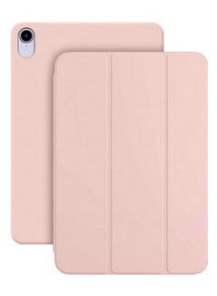 اشتري iPad Mini 6th Generation Case (2021) Leather Folio Stand Folding Cover Compatible With Apple iPad Mini 6 (8.3 Inch) rose gold في الامارات