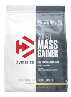 Buy Super Mass Gainer Gourmet Vanilla 12 Lbs in Saudi Arabia