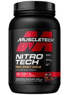 Buy Nitro Tech Whey Gold Double Rich Chocolate 2Lb in Saudi Arabia