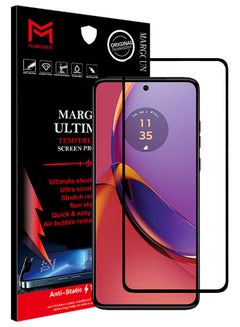 Buy Motorola Moto G84 Screen Protector 9H Hardness Scratch Resistance Screen Protector 3D Tempered Glass Film Ultra HD Easy Install Case Friendly Glass Clear in UAE