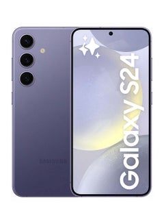 Buy Galaxy S24 Dual SIM Cobalt Violet 8GB RAM 256GB 5G - Middle East Version in Saudi Arabia