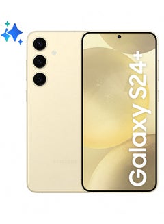 Buy Galaxy S24 Plus Dual SIM Amber Yellow 12GB RAM 512GB 5G - Middle East Version in UAE