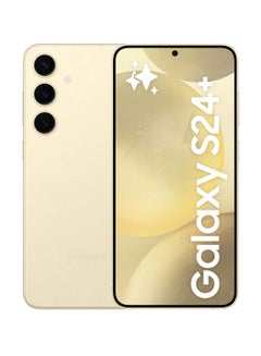 Buy Galaxy S24 Plus Dual SIM Amber Yellow 12GB RAM 512GB 5G - Middle East Version in Saudi Arabia