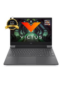 Buy Newest 2023 Victus AMD Ryzen 5-5600H 15.6 inch FHD Gaming Laptop, 16GB DDR4 RAM, 1TB NVME SSD, RTX 2050 4GB Graphics 144H, Backlit Keyboard, B&O Audio, Windows 11 English/Arabic Grey in UAE