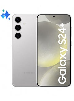 اشتري Galaxy S24 Plus 5G Dual SIM Marble Gray 12GB RAM 256GB - Middle East Version في السعودية