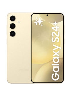 اشتري Galaxy S24 Plus 5G Dual SIM Amber Yellow 12GB RAM 256GB - Middle East Version في الامارات