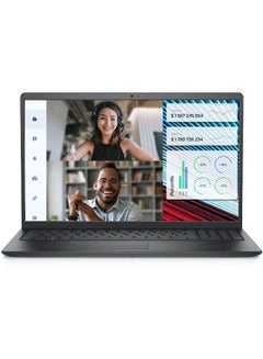 اشتري Vostro 3520 Laptop With 15.6 inch Full HD Display, Intel Core i3-1215U Processor/8GB RAM/512GB SSD/Ubuntu/Intel UHD Graphics/ English BLACK في السعودية