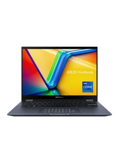 Buy Vivobook S 14 Flip TP3402ZA-LZ409W Laptop With 14-Inch Display, Core i7-12700H Processor/16GB RAM/512GB SSD/Intel Iris XE Graphics/Windows 11 Home English/Arabic Quiet Blue in UAE