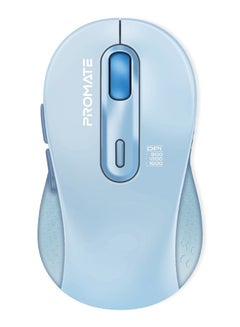 اشتري Wireless Mouse, Ergonomic Ambidextrous Wireless Mice With Dual Mode Connectivity, Bluetooth v5.3, 2.4Ghz Transmission, Adjustable 1600DPI, 150H Working Time For MacBook Air, Dell XPS 13, Asus, Ken Blue في الامارات