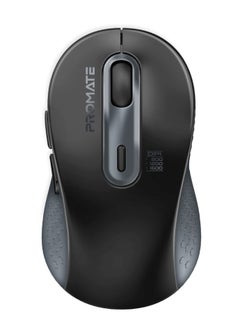 اشتري Wireless Mouse, Ergonomic Ambidextrous Wireless Mice With Dual Mode Connectivity, Bluetooth v5.3, 2.4Ghz Transmission, Adjustable 1600DPI, 150H Working Time For MacBook Air, Dell XPS 13, Asus, Ken Black في الامارات