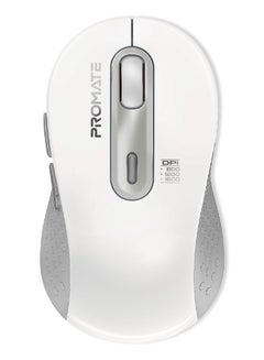 اشتري Wireless Mouse, Ergonomic Ambidextrous Wireless Mice With Dual Mode Connectivity, Bluetooth v5.3, 2.4Ghz Transmission, Adjustable 1600DPI, 150H Working Time For MacBook Air, Dell XPS 13, Asus, Ken White في الامارات
