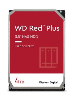Buy 4TB Red Plus NAS Internal Hard Drive HDD - 5400 RPM, SATA 6 Gb/s, CMR, 128 MB Cache, 3.5" -WD40EFZX 4 TB in UAE