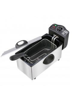 Buy Electric Deep Fryer 3 L 2000 W 816102004 Silver in Saudi Arabia