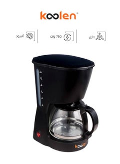 Buy Coffee Maker With Filter 1 L 750 W 800100008 Black in Saudi Arabia