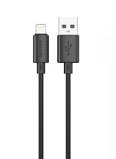 اشتري Blue 3A PD USB A To Lightning PVC Cable 1.2M - Black في الامارات