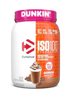 اشتري Dy ISO 100 1.4lb Dunkin Mocha Latte 20 serving 660 Grams في الامارات