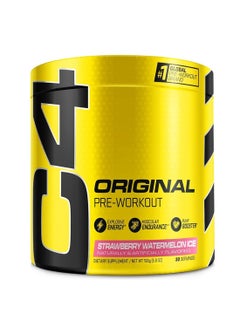 Buy Cellucor C4 Original, Highly Explosive Energy, Strawberry Watermelon Flavor, (165g)30 Servings in UAE