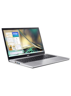Buy Aspire 3 A315 Notebook With 12tTh Gen Intel Core i5-1235U 10 Cores Up To 4.40GHz/8GB DDR4 RAM/512GB SSD Storage/Intel Iris XE Graphics/15.6 Inch FHD IPS Slim Bezel Display/Win 11 Home English/Arabic Pure Silver in UAE