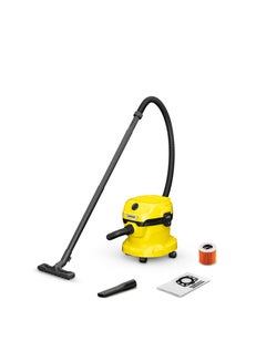 اشتري Wet and Dry Vacuum Cleaner WD 2 PLUS V-12/4/18/C 1000 W WD2 PLUS Yellow في الامارات