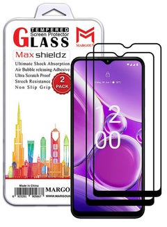 Buy 2 Pack For Nokia G42 Screen Protector 9H Hardness Scratch Resistance Screen Protector Touch Sensitive Case Friendly Tempered Glass Film Clear in UAE