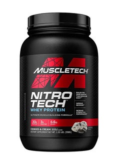 اشتري Nitro-Tech Whey Protein - Cookies And Cream - (2.2 lb) في السعودية