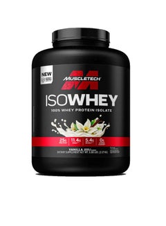 Buy Whey 100% Protein Isolate, Enhance Build Muscle Vanilla Flavor, 5 Lbs in UAE