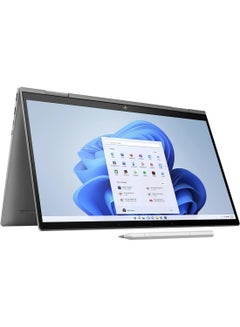 Buy Envy x360 2-in-1 Laptop With 15.6-Inch Display, Core i7-1355U Processor/32GB RAM/1TB SSD/Intel Iris xe Graphics/Windows 11 Pro English Platinum Grey in UAE