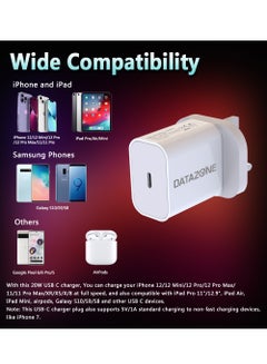 Buy Wall Charge Usb Type C/PD 20W USB C Wall Charger 20W in Saudi Arabia