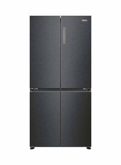 اشتري Side By Side Refrigerator 11.1Cuft Freezer 42Cuft 4 Doors Twin Inverter 433 L HRF-525MB Gemstone Black في السعودية