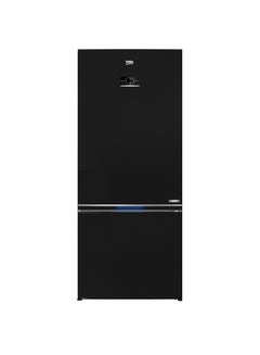 Buy No-Frost Refrigerator With Bottom freezer, 509 Liter / 18 ft³, ProSmart Inverter Compressor, Digital Control RCNE590E35ZB Black in Egypt