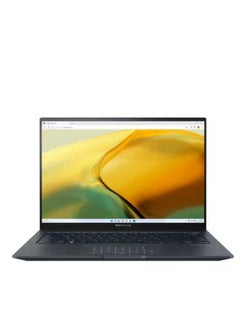 Buy Asus Zenbook 14X OLED UX3404VA-OLED005W Laptop, Intel Core i5-13500H, 14.5 Inch, 2.8K OLED Display, 512GB SSD, 16GB RAM, Intel Iris Xe Graphics, Windows 11 - English/Arabic black in UAE
