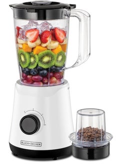 Buy Blender with Grinder Mill, 1.5 L 500 W BX520-B5 White in Saudi Arabia