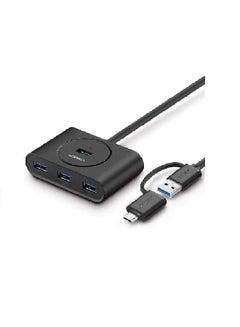 اشتري USB 3.0 Hub With USB-C Port 1m - 40850 Black في مصر