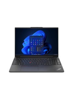 اشتري ThinkPad E16 Gen 1 Notebook 13th Gen Intel Core i5-1335U 16 Inch WUXGA IPS 8GB RAM 512GB SSD NVIDIA MX550 2GB Graphics Windows 11 Pro English Black في الامارات