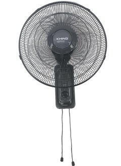 Buy KHIND 16 Inch Wall Fan, 3 Leaf AS Blade, 3 Speed Manual Control with Pull Cord, Oscillation with Pull Cord, Built-in Thermal Fuse, Double Pull Cord, 2 Year Warranty, Dark Grey, WF163T 50 W WF163T Black in UAE