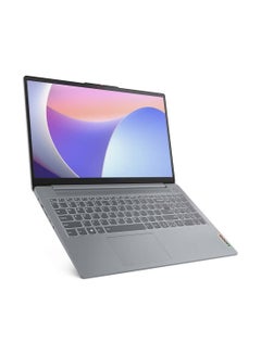 Buy IdeaPad Slim 3 15IRH8 Laptop, 15.6" FHD IPS Display, Intel Core i5-13420H, 8GB RAM, 512GB SSD, Intel UHD Graphics, Free DOS 83EM003RPS English Arctic Grey in UAE