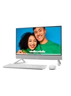 Buy Inspiron 7720 All-In-One Desktop Computer, 27 Inch FHD WVA Display, Intel Core i7-1355U CPU, 16GB RAM, 1TB SSD, GeForce MX550 2GB GPU, Wireless Mouse And ENG K/B, Windows 11 Home English White in UAE