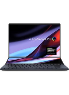 اشتري ZenBook 14 Laptop, 14.5” OLED FHD NanoEdge Bezel Display, Intel Core i7-12700H, 16GB LPDDR4X RAM, 1TB SSD, Windows 11 Home, UX8402ZE-DB74T English Tech Black في الامارات