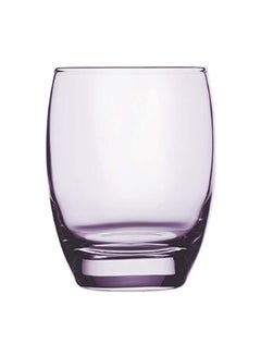 Buy Pasabahce, set of 6 pieces, Barrel model, purple color glass cup, capacity 34 cl clear 34cm in Egypt
