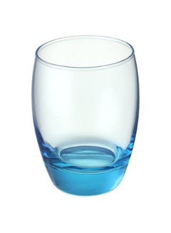 Buy Pasabahce, set of 6 pieces, Barrel model, turquoise glass cup, capacity 34 cl clear 34cm in Egypt