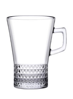 Buy Pasabahce 1 piece Mug, plain Kovars model, capacity 250 cc clear in Egypt